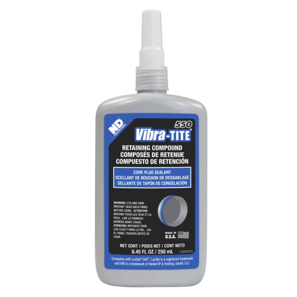 Vibra-Tite 550 Core Plug Sealant Retaining Compound