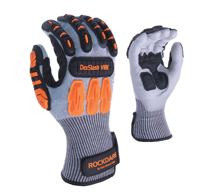 Task Gloves BT2014PUT • 13 Gauge HDPE, PU Coated, EVA Padded Palm, TPR Back of Hand