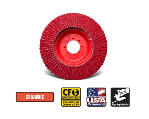 CGW Abrasives 4-1/2 X 7/8 C3-80G Compact-Trimmable Ceramic